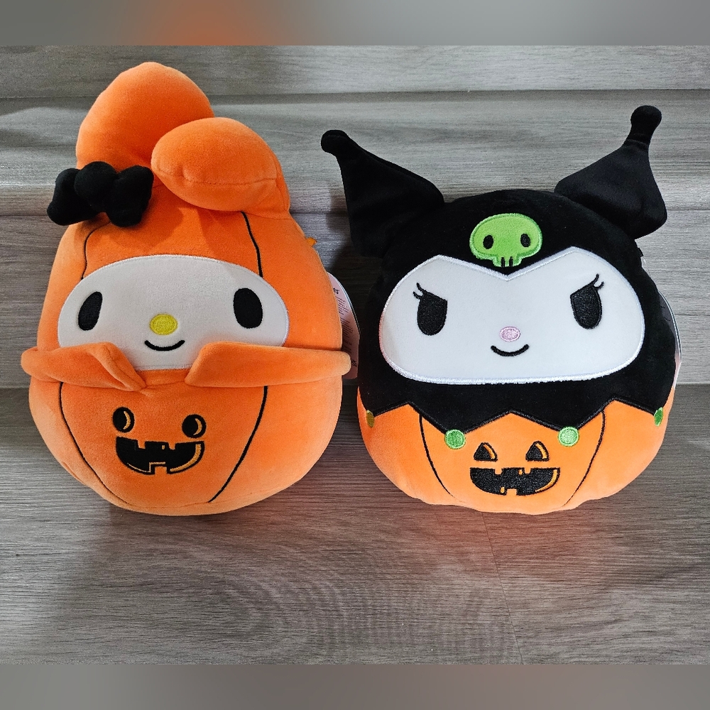 Halloween kuromi my melody pumpkin Squishmallow